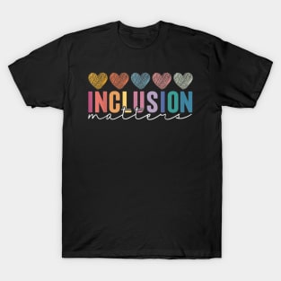 Special Education Teacher Inclusion Matters ADHD Autism T-Shirt